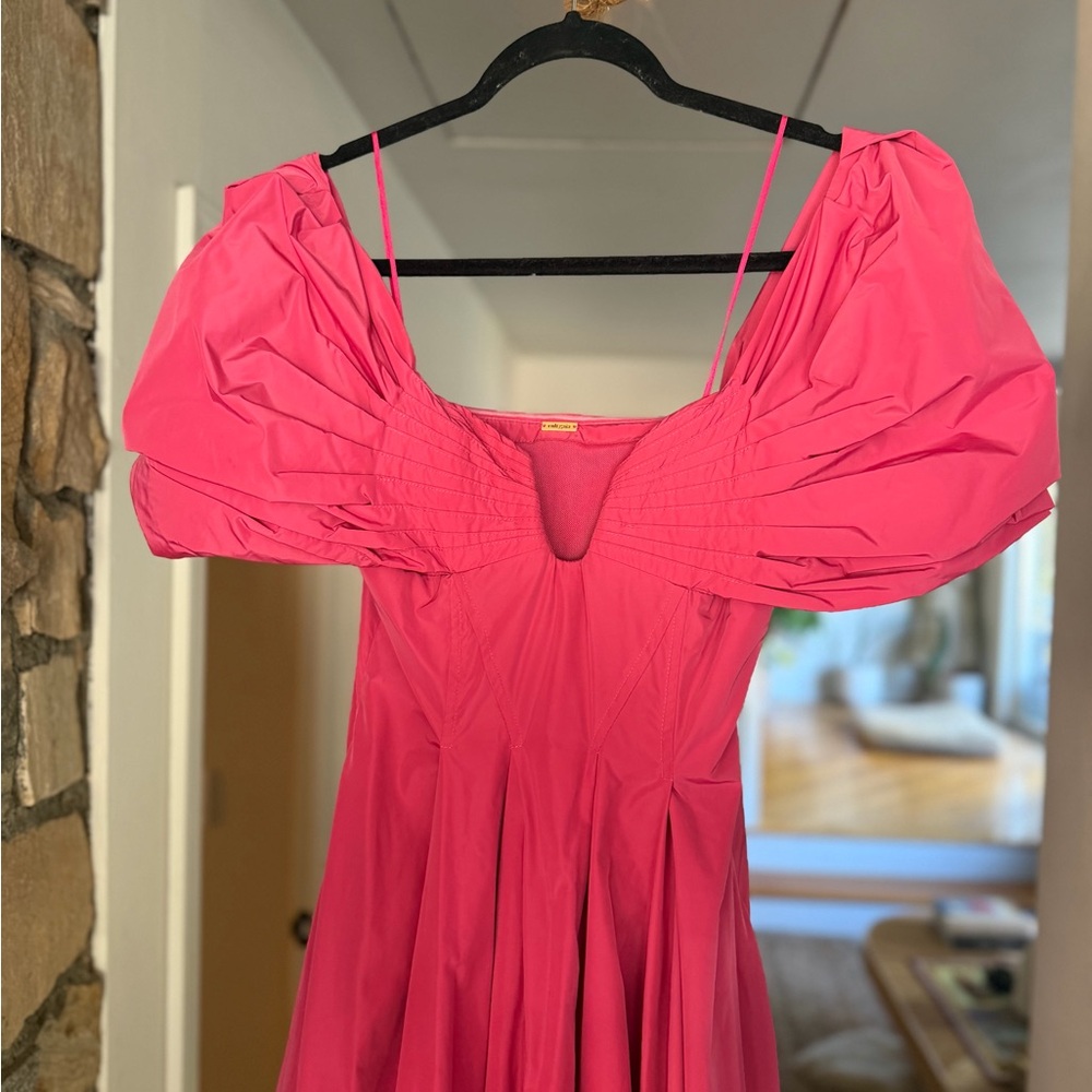 Cult Gaia Aviva Gown Sunkiss Pink Size 2 Runway - Picture 8 of 10